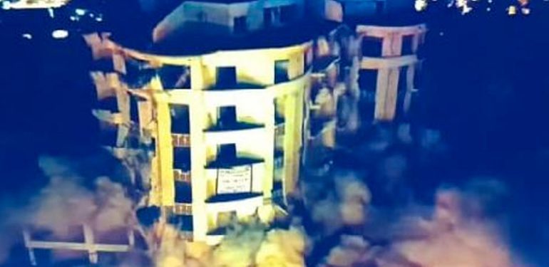 Gaziantep'te-dinamitle-patlatılan-bina-yıkılmadı,-yıkım-ertelendi!