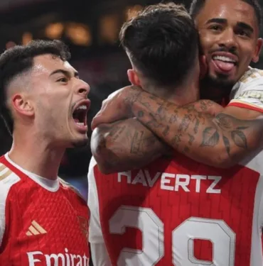 Arsenal'den gol yağmuru...