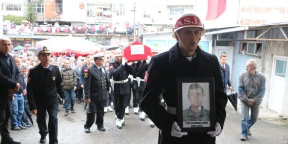 Lösemiden hayatını kaybeden asker, Zonguldak’ta toprağa verildi