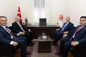 tbmm başkanından parti ziyareti