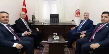 tbmm başkanından parti ziyareti