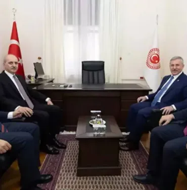 tbmm başkanından parti ziyareti
