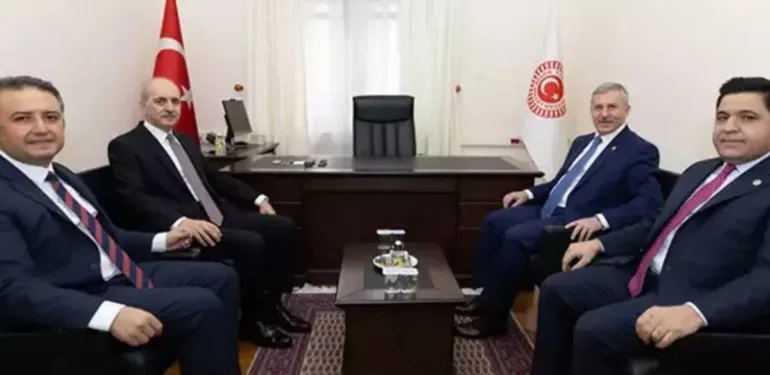 tbmm başkanından parti ziyareti