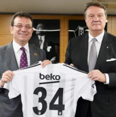 İmamoğlu'ndan Beşiktaş Kulübü'ne ziyaret!