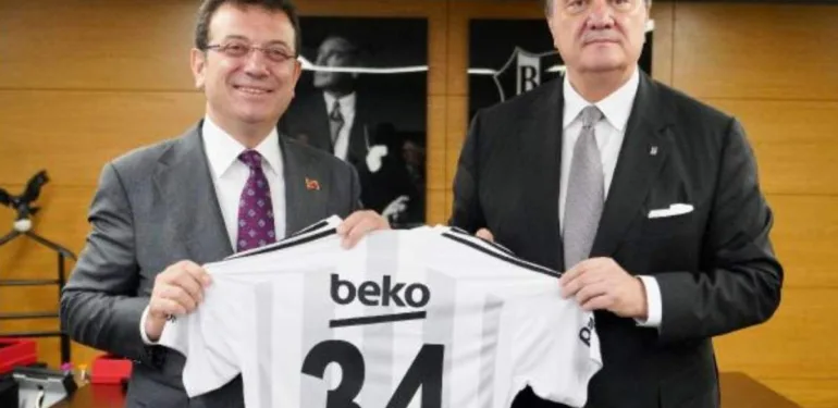 İmamoğlu'ndan Beşiktaş Kulübü'ne ziyaret!