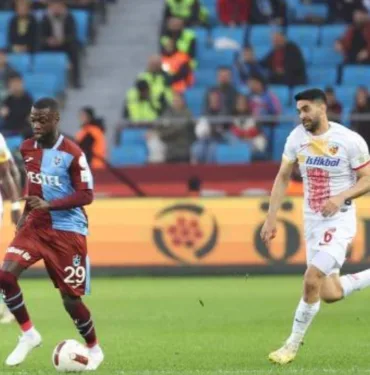 Trabzonspor, Kayserispor'a evinde mağlup oldu...