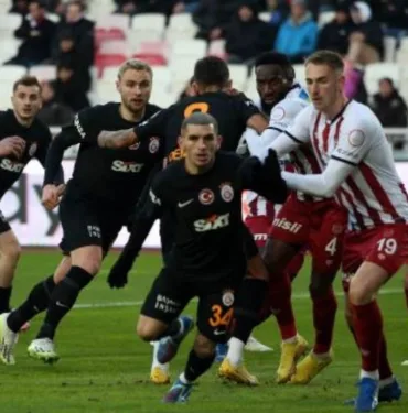 Galatasaray'a Sivas çelmesi! Sivasspor 1-1 Galatasaray...