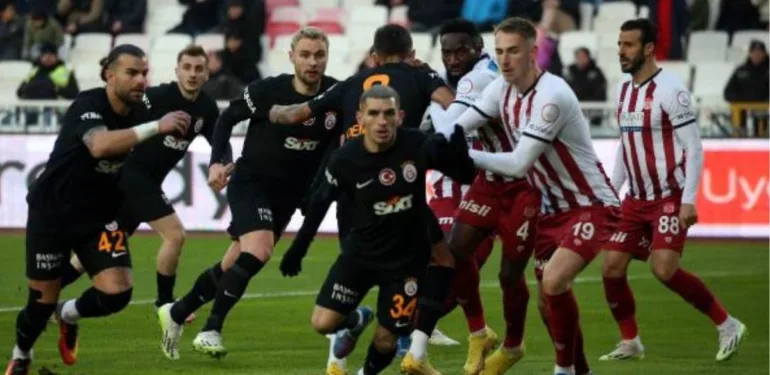 Galatasaray'a Sivas çelmesi! Sivasspor 1-1 Galatasaray...