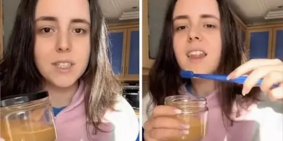 Mide bulandıran hareket! ‘Dişleri sararıyor diye idrarıyla…’