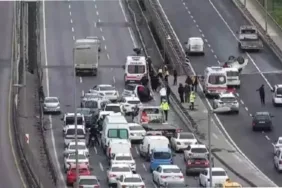 küçükçekmece zincirleme kaza