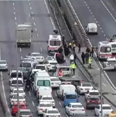 küçükçekmece zincirleme kaza