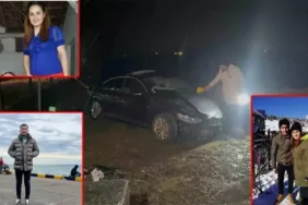 14 Şubat Sevgililer Günü yemeği dönüşü kaza 2 ölü, 2 yaralı...