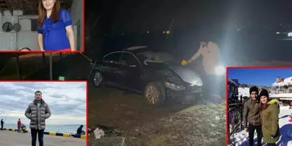 14 Şubat Sevgililer Günü yemeği dönüşü kaza: 2 ölü, 2 yaralı…