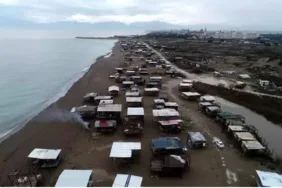 Bedava tatilin adresi çardaklar sağanaktan etkilenmedi...