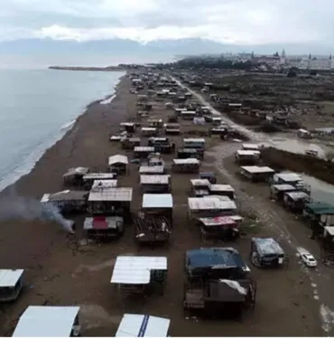 Bedava tatilin adresi çardaklar sağanaktan etkilenmedi...