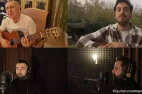 Depremde kaybettiği ailesi ve dayısı için sanatçılarla klip çekti..