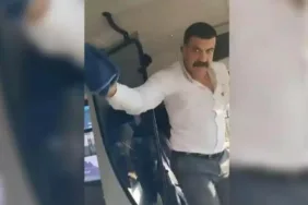 Maaşına zam yapılınca belediye otobüsünü durdurup göbek attı