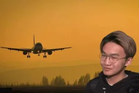 Okula uçakla gidip geliyor!