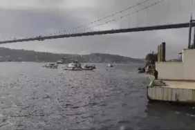 Ortaköy'de iki kişi denize düştü! Dalgıçlar çalışmalara devam ediyor