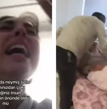 Şoke eden olay! Vefat eden akrabasını TikTok'ta paylaştı