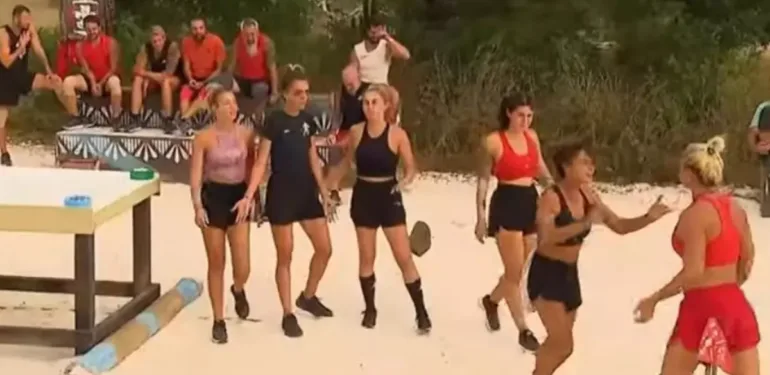 Survivor All Star'da gergin anlar Merve ve Nagihan burun buruna geldi