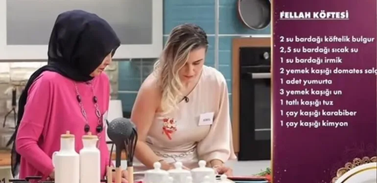 Fellah Köftesi nasıl yapılır? Gelinim Mutfakta Fellah Köftesi tarifi