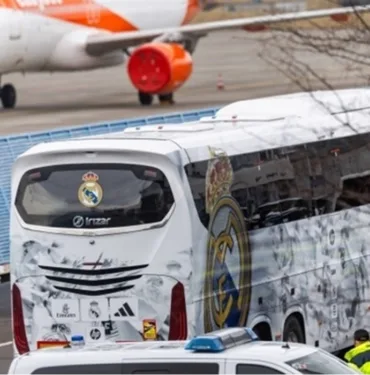 real madrid otobüs