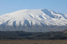 Ağrı Dağı yeniden beyaza büründü! İşte eşsiz manzaradan görüntüler