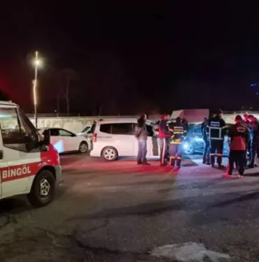 Bingöl'de 2 kaza 2 ölü, 4 yaralı