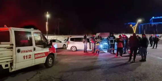 Bingöl’de 2 kaza: 2 ölü, 4 yaralı