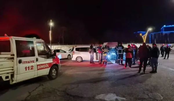 Bingöl'de 2 kaza 2 ölü, 4 yaralı