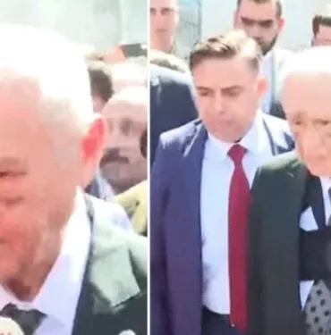 Devlet Bahçeli'nin oy kullanma görüntüleri Yüzündeki morluklar merak konusu oldu!