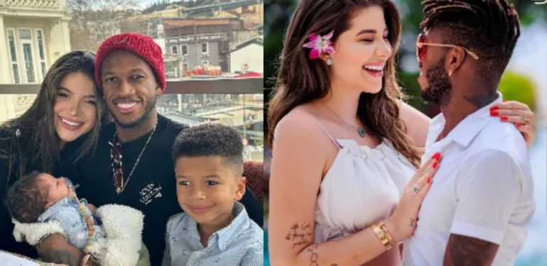 Fenerbahçe'nin galibiyetinde Fred'in eşinden sürpriz hamsili paylaşım!