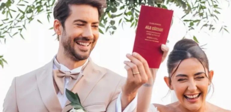 Gelinlikli pozlarına çirkin yorumlar! Melek Mosso dayanamadı