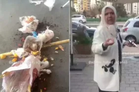 Ramazan ayında spor protestosu Fitness salonunun önüne çöp döküldü!