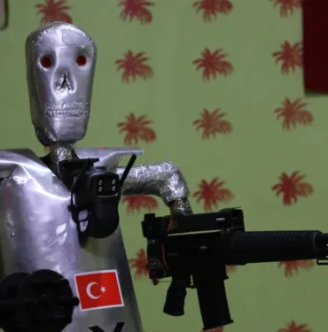 Siirt'te ilkokul mezunu Burhan Canpolat'tan yapay zeka destekli Robot Asker!