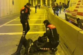 Şişli'de kaza yapan motosikletli polis memuru şehit oldu