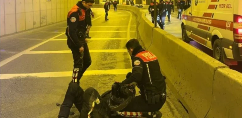 Şişli'de kaza yapan motosikletli polis memuru şehit oldu