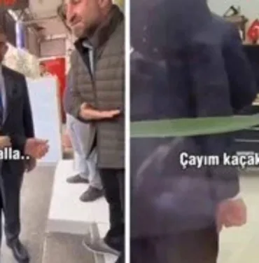 Ticaret Bakanı'na kaçak çay ikram eden esnaf herkesi güldürdü