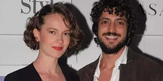 Ünlü oyuncular Taner Ölmez ve Ece Çeşmioğlu, ikinci bebeklerini kucaklarına aldı