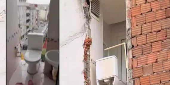 Yıkımın ardından şok: Bahçelievler’de dairelerin tuvaletleri açıkta Kaldı!