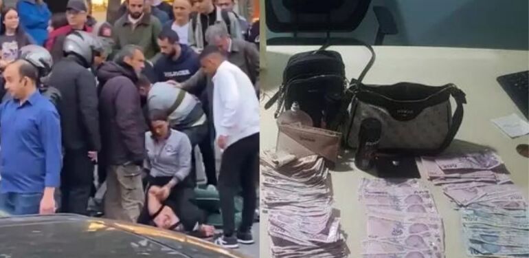 AVM'de hırsızlık yapan kadınlar, yakalanınca ortalığı birbirine kattı