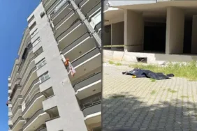 Adana'da hırsızlık faciası 8. Kattan düşüp can verdi!