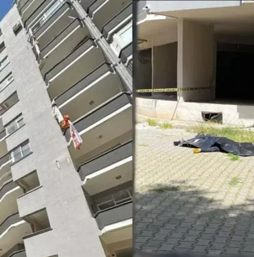 Adana'da hırsızlık faciası 8. Kattan düşüp can verdi!