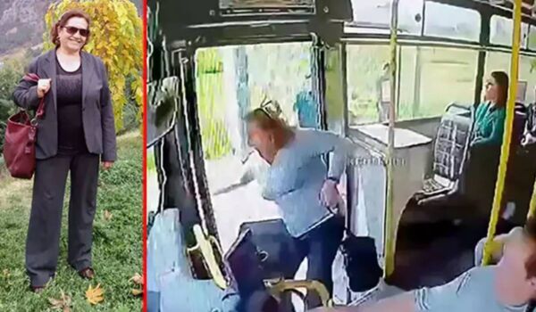 Adana'da kapısı açık otobüsten düştü Yaşlı kadın hayatını kaybetti