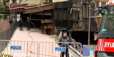 Beşiktaş'taki gece kulübündeki yangın... Apartman yöneticisi Binanın yapılışında o alan sinema salonu olarak gözüküyor