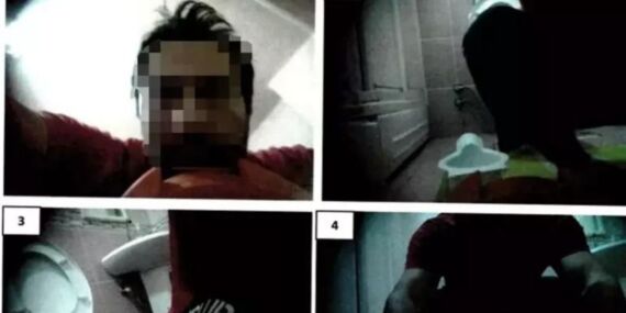 Cinsel istismar sanığını kameraya yansıyan görüntüsü ele verdi