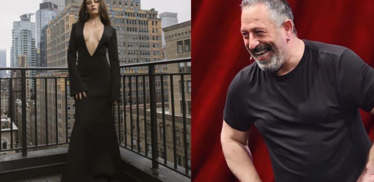 Dekolte göndermesi gündem olmuştu! Cem Yılmaz'dan Serenay Sarıkaya açıklaması