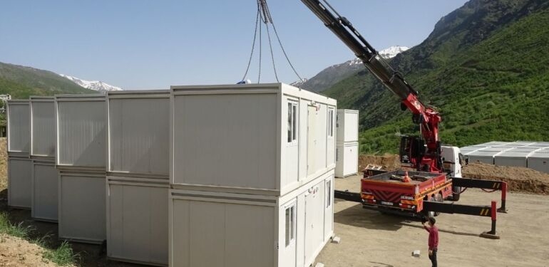Deprem öncesi hazırlık Acil durum konteynerleri yola çıktı