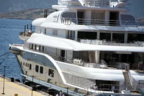 Dubai Şeyhi'nin mega yatı 'Radiant' Bodrum'a demir attı